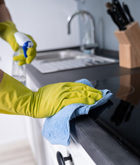 Wiping Counter Surface