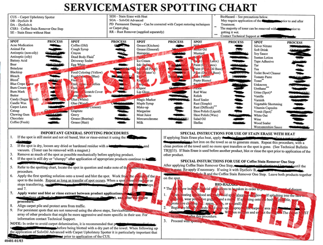 Article on specialty cleaning